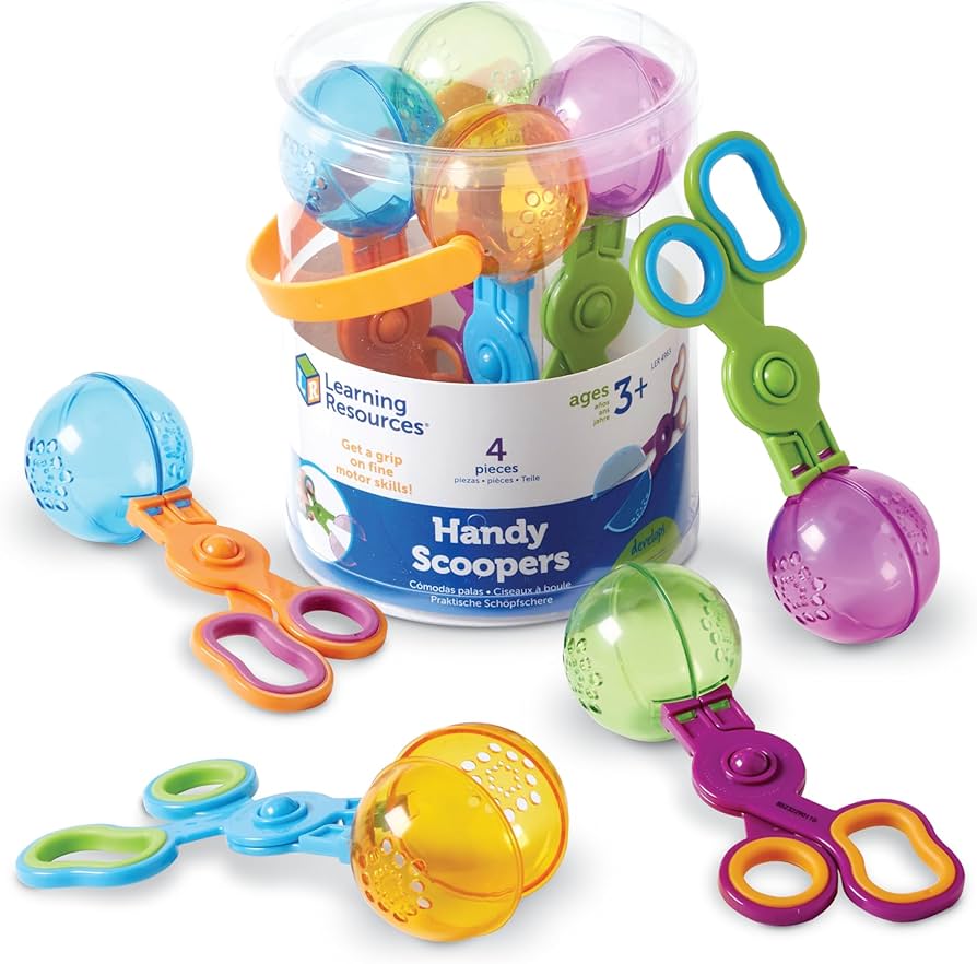 Learning Resources Handy Scoopers with colored tweezers